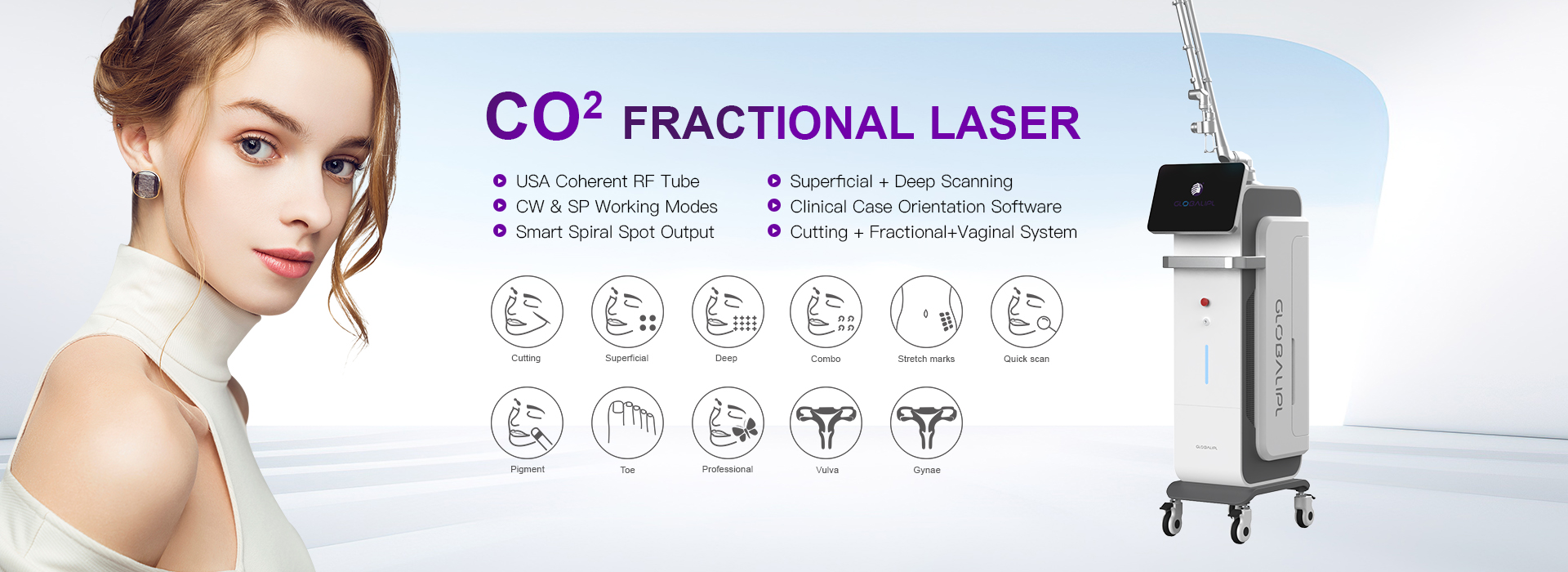 co2 fractional laser machine