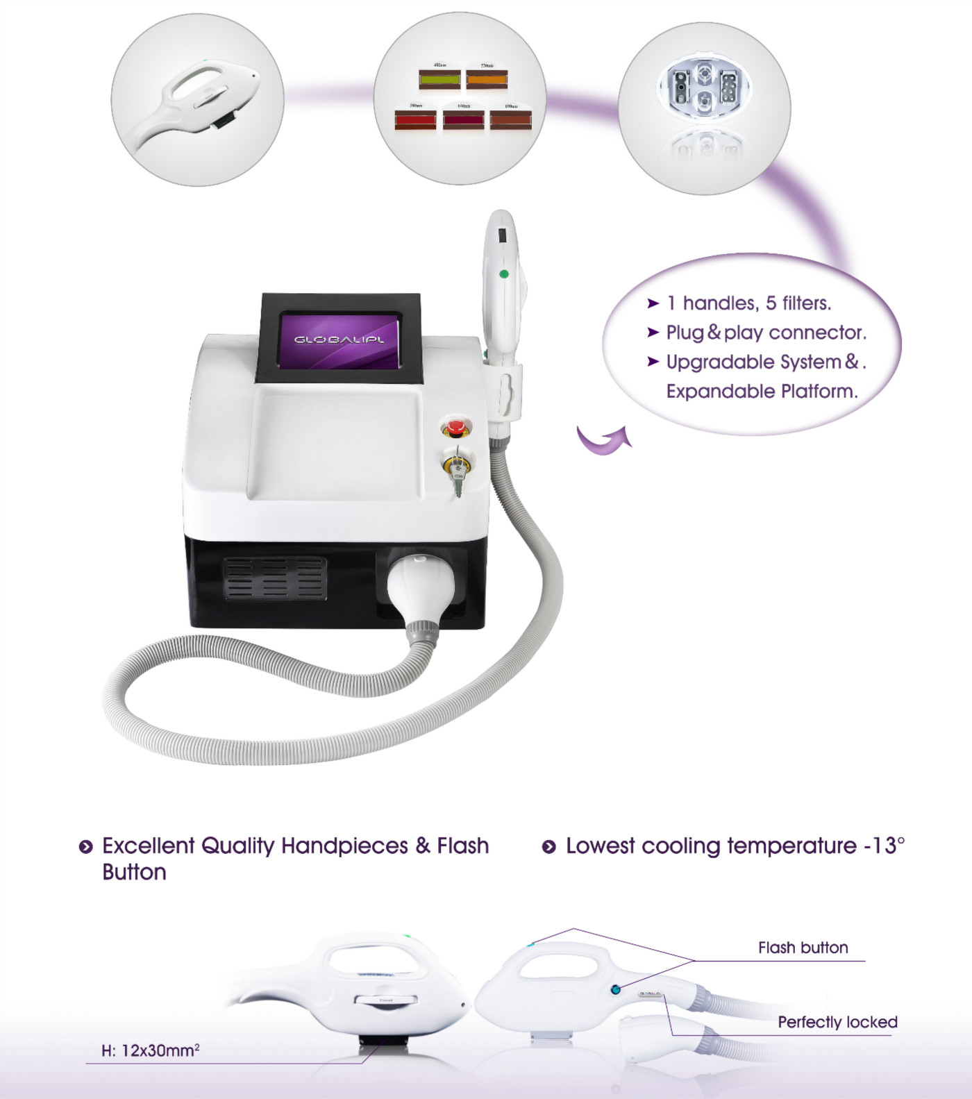 3H For Optional Skin Care Machine US606