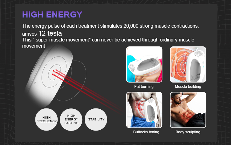 Electromagnetic Teslasculpt Hi-EMT Slim Machine US3800F