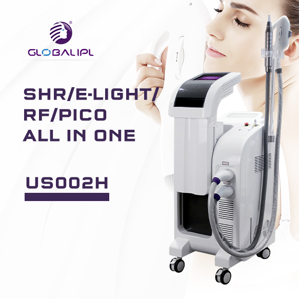 IPL RF E-Light YAG Laser Medical Beauty Equipment US002H-3H